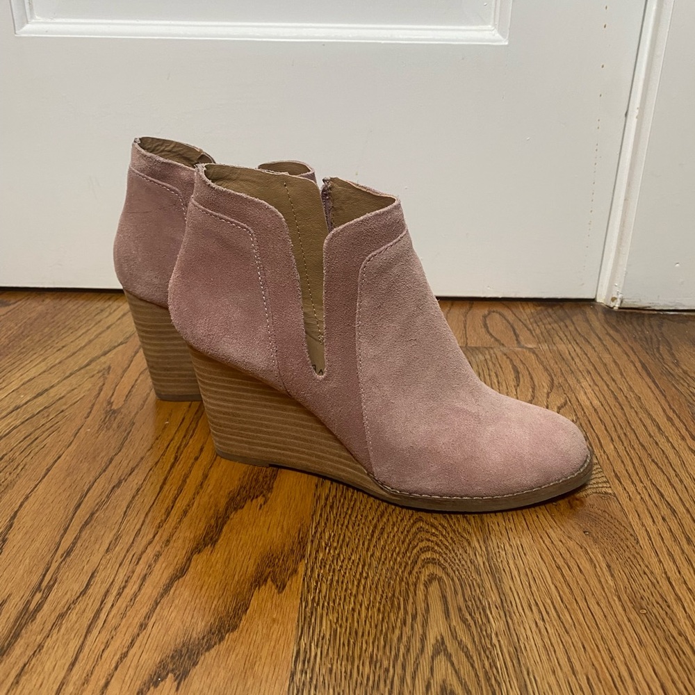 Lucky Brand Wedged Booties size 7.5